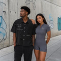 AE Women's Quarter-Zip Short Sleeve Romper